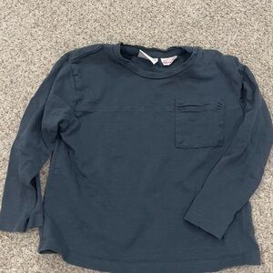 Zara Kids Dark Blue Long Sleeve Tee